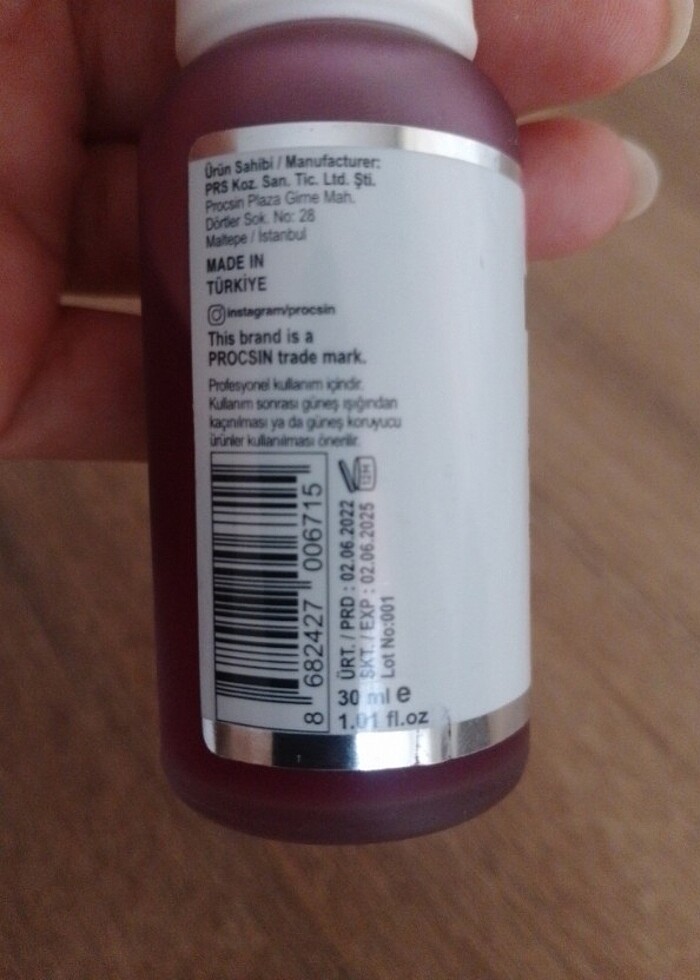 Kırmızı peeling solüsyon - Görsel 3