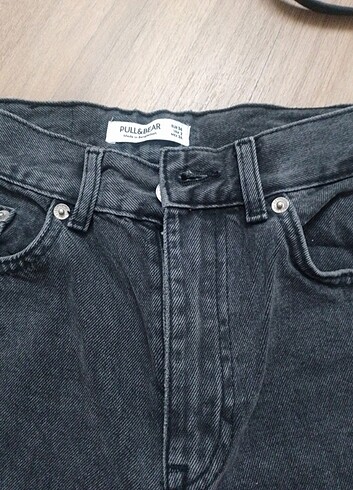 xs Beden gri Renk Pull and Bear Jean kot denim