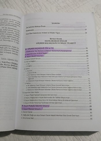 Beden Türk Ceza Hukuku Özel Hükümler Kitabı veli özer özbek