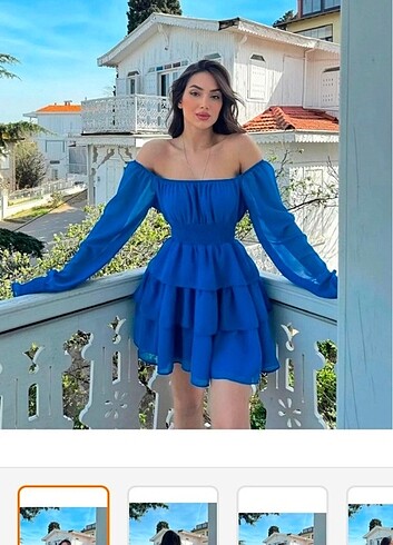 Diğer Mavi mezuniyet elbisesi
