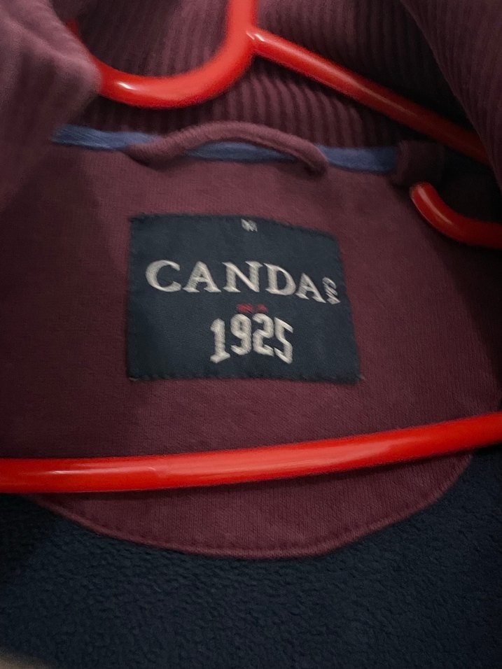 Bordo Fermuarlı Erkek Sweatshirt - Görsel 2