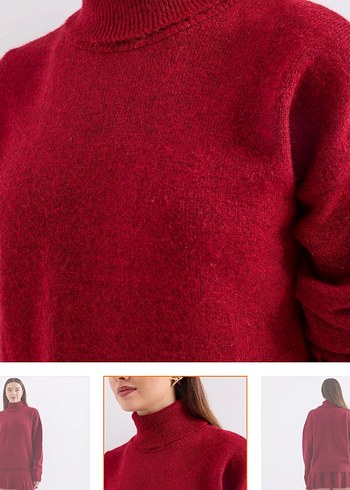 Bej Süet Mini Etek - Görsel 2