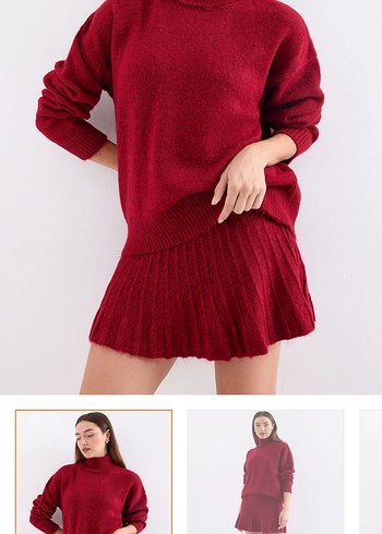 Bej Süet Mini Etek - Görsel 6