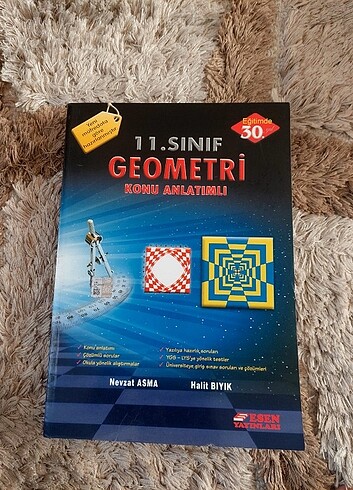 Esen yayınları 11. Sınıf geometri konu anlatımlı soru kitabı