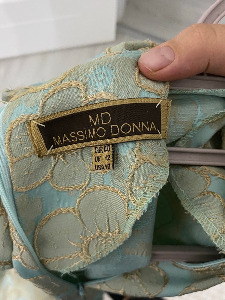 Düğmeli Bej Uzun Kadın Elbise - Görsel 4