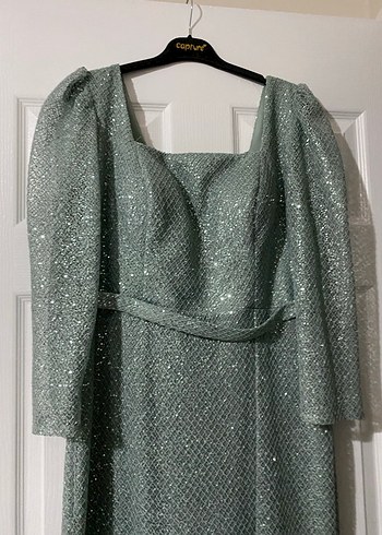 Uzun Kollu Abiye Elbise Acil satilik - Görsel 4