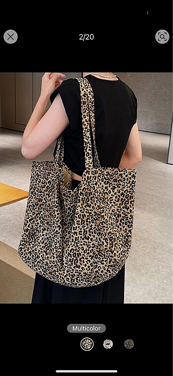 shein leopar çanta