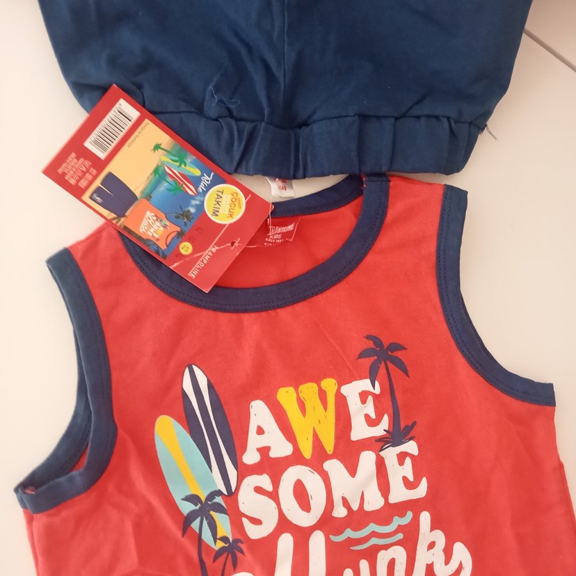 Renkli Baskılı Erkek Çocuk Alt Üst Takim - Görsel 2