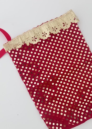 Parlak Kırmızı Pullu Kına Örtüsü ve Eldiveni - Görsel 10