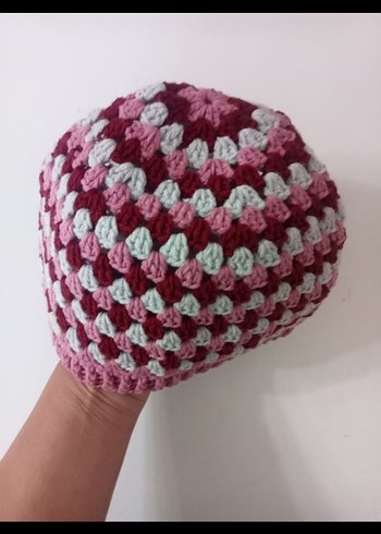 El Örgüsü Çocuk Bere - Görsel 6