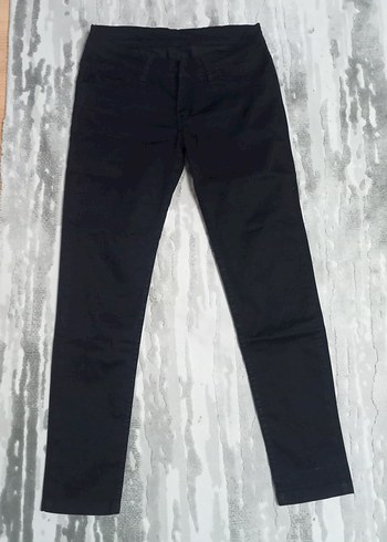 Kadın Siyah Skinny Denim Pantolon - Görsel 2