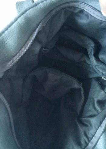 Gri Deri Kadın Omuz Çantası - Görsel 7