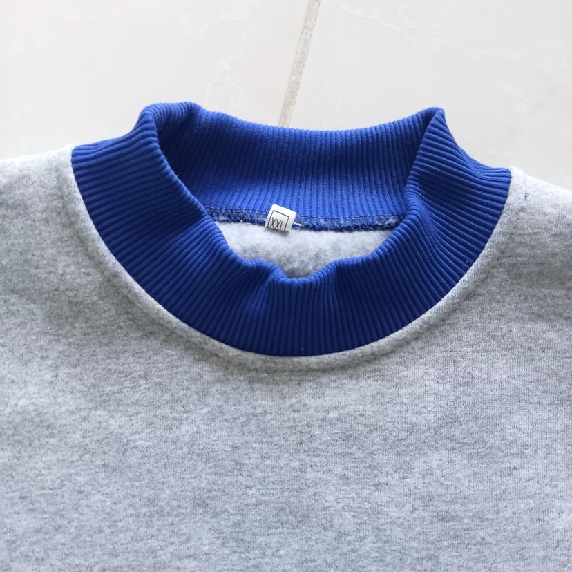 Gri Erkek Sweatshirt, Bisiklet Yaka, Baskılı - Görsel 4