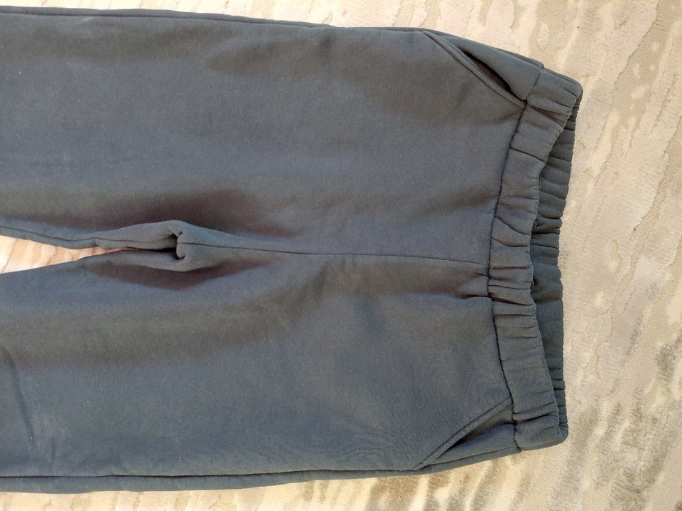 Petrol yesili Kadın Rahat Kesim Eşofman Altı - Görsel 4