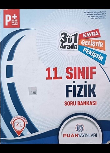 Puan yayınları 11. Sınıf fizik soru bankası