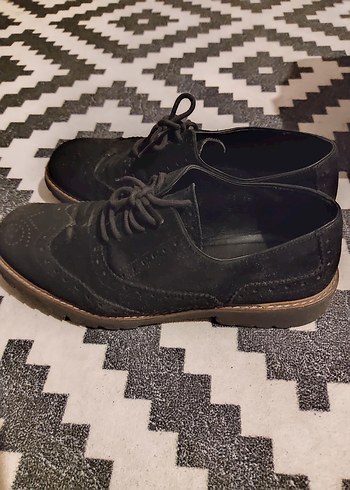 Erkek Siyah Goth Bağcıklar - Görsel 2