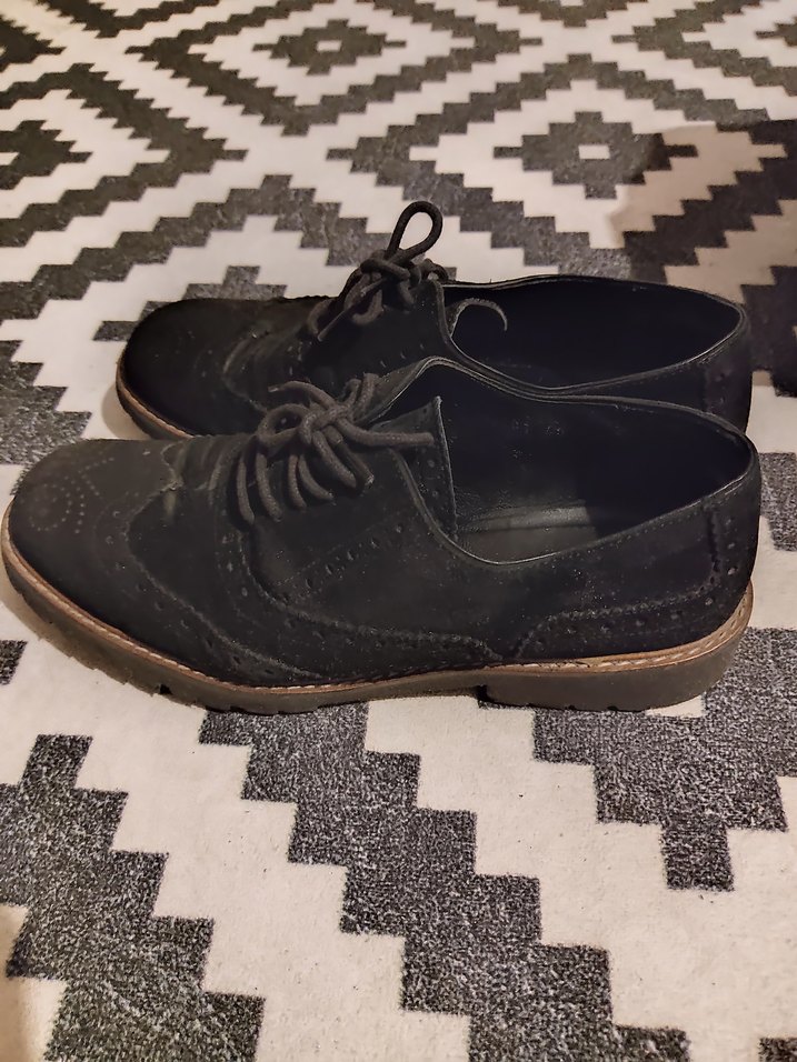 Erkek Siyah Goth Bağcıklar - Görsel 2