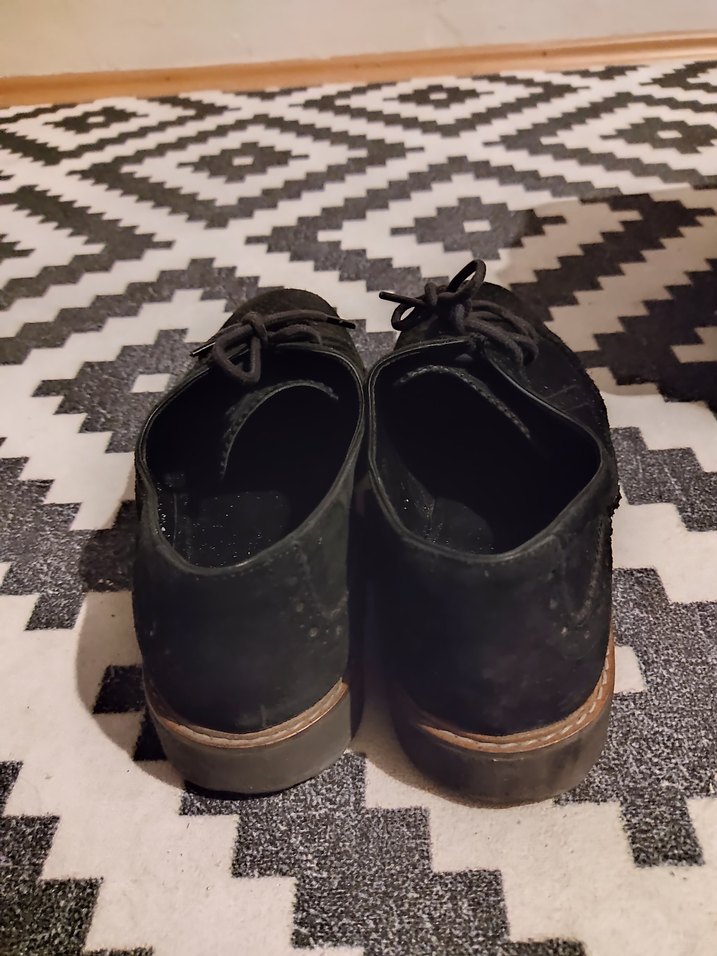 Erkek Siyah Goth Bağcıklar - Görsel 3