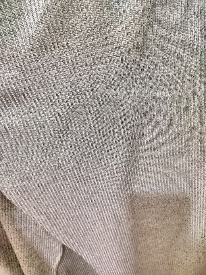 Gri Uzun Kadın Hırka - Görsel 2