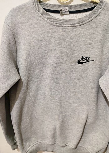 Erkek Gri Nike Sweatshirt Uzun Kollu - Görsel 2