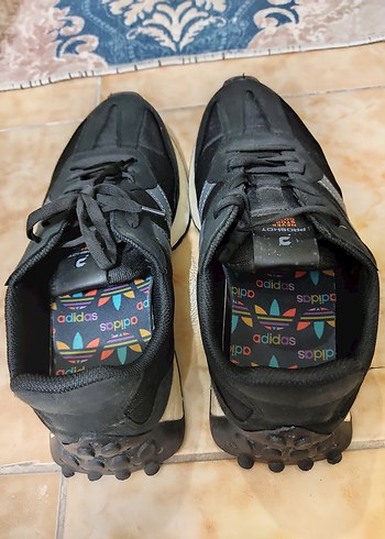 Erkek Siyah Spor Ayakkabı Velcro Detaylı - Görsel 3