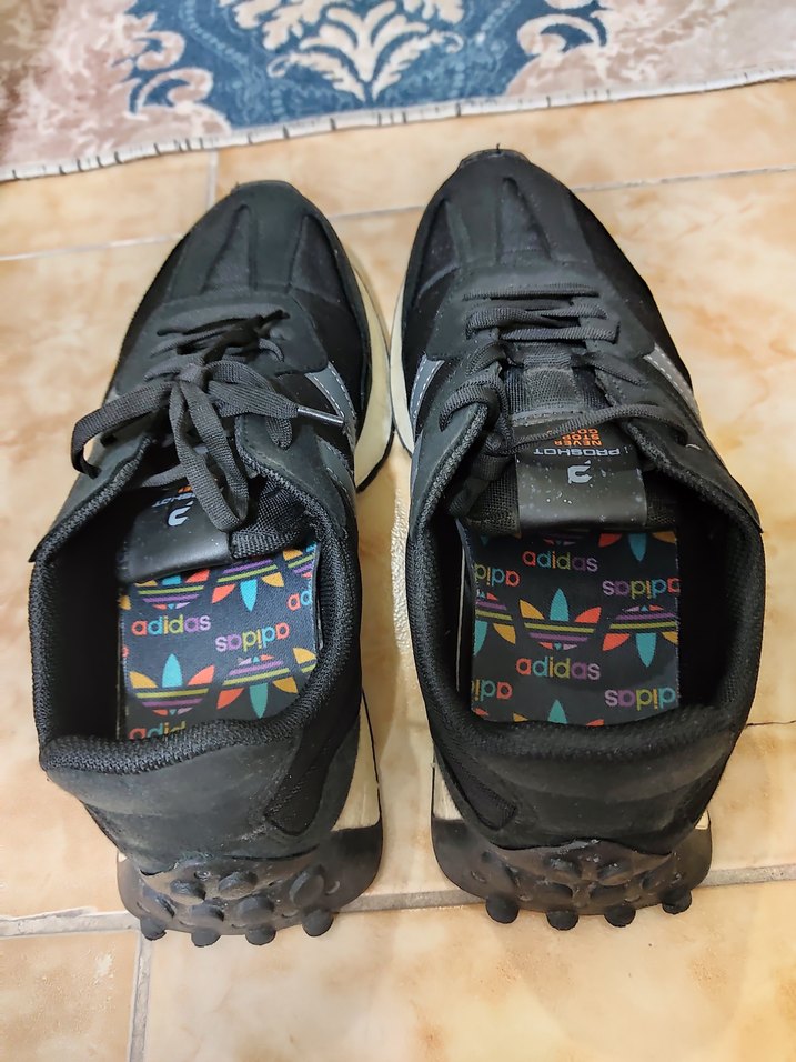 Erkek Siyah Spor Ayakkabı Velcro Detaylı - Görsel 3