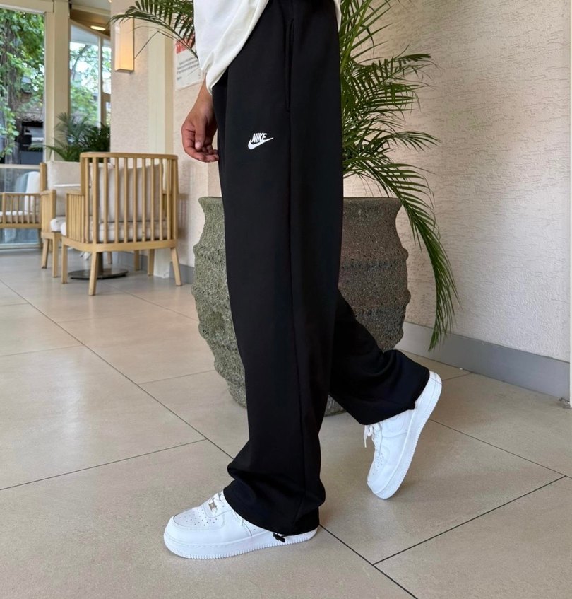 Nike Siyah Rahat Kesim Erkek Eşofman - Görsel 2