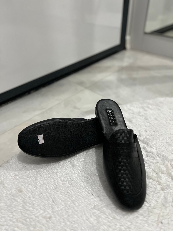 Erkek Siyah Damat Terliği - Görsel 4