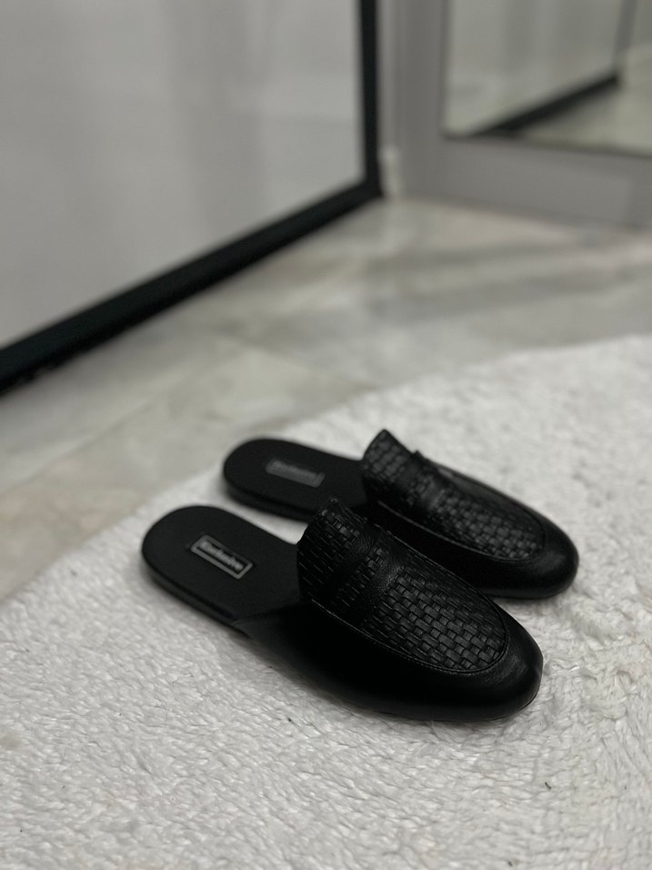 Erkek Siyah Damat Terliği - Görsel 5