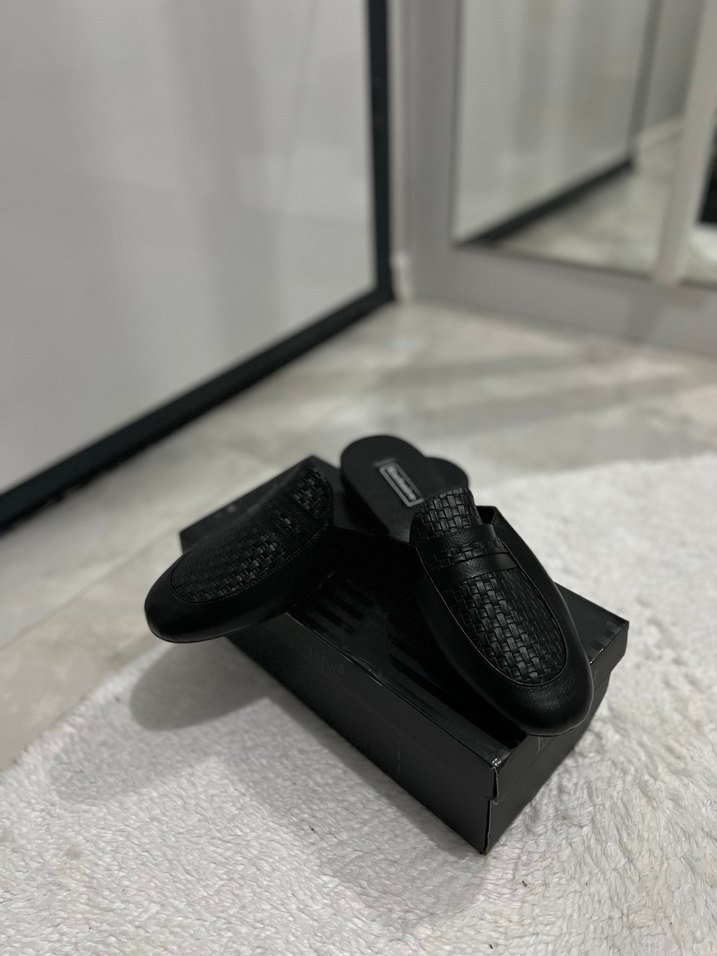 Erkek Siyah Damat Terliği - Görsel 3