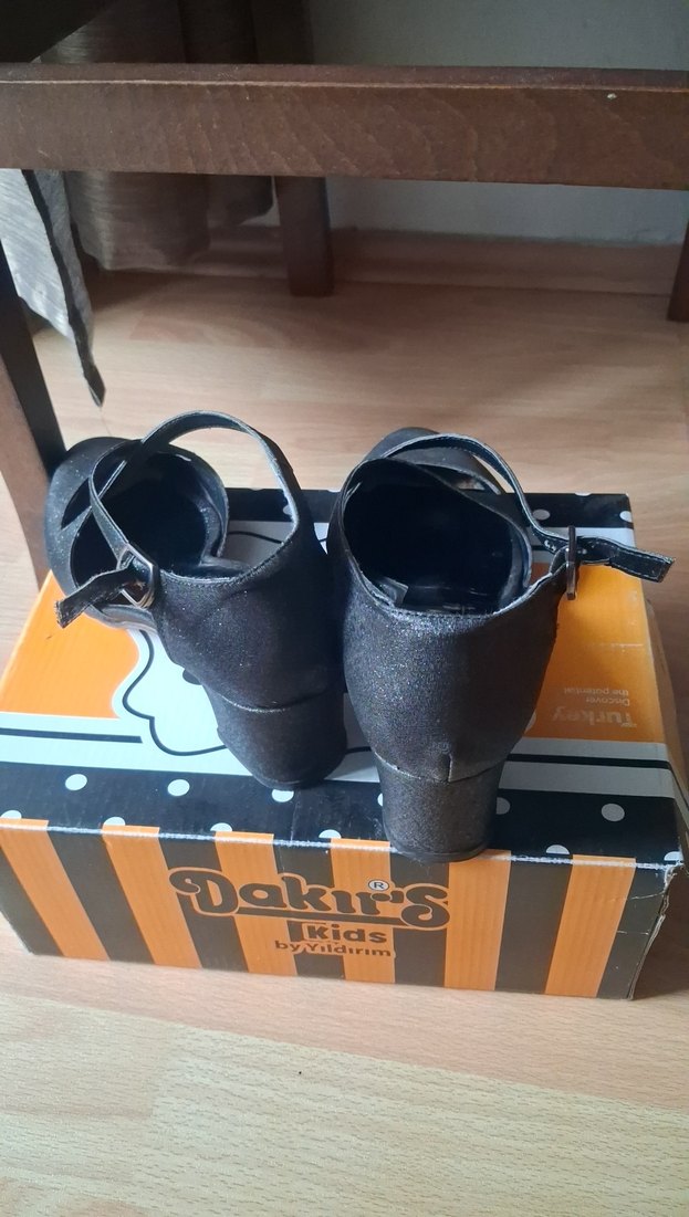 Siyah Tokalı Blok Topuk Kadın Ayakkabı - Görsel 3