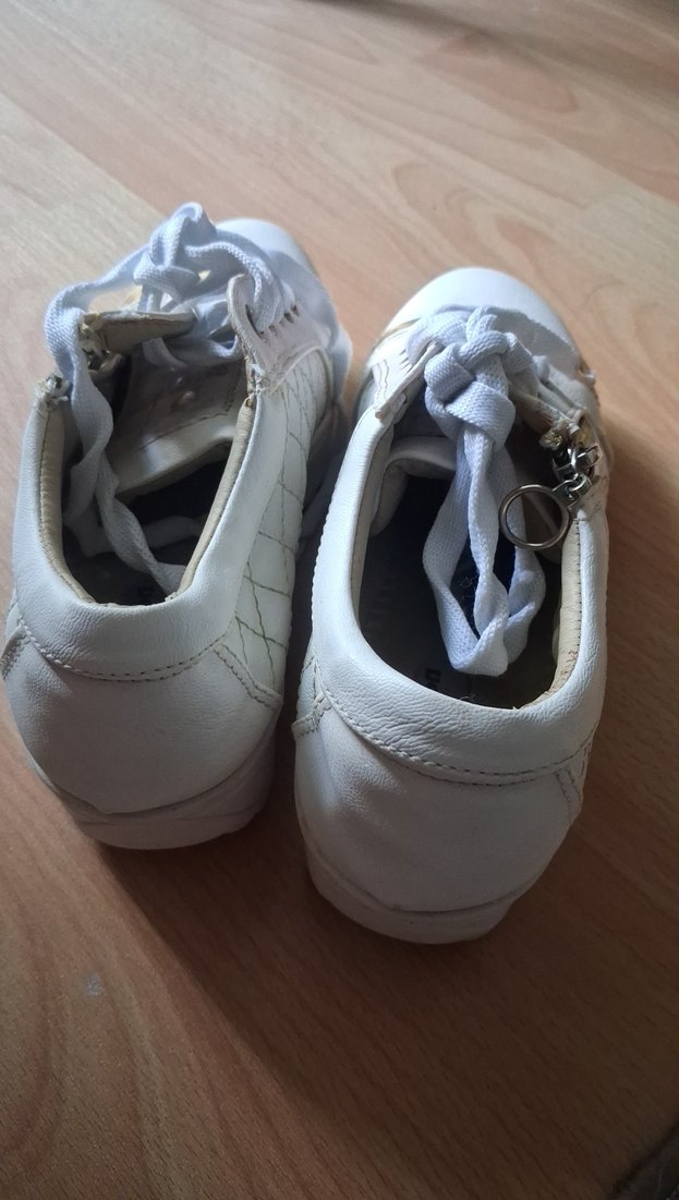 Beyaz Kadın Dolgu Topuklu Spor Ayakkabı - Görsel 2