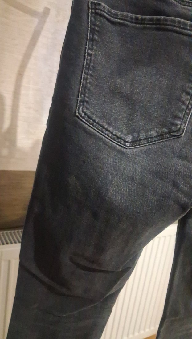 antrasit Kadın Denim Jean Pantolon - Görsel 3