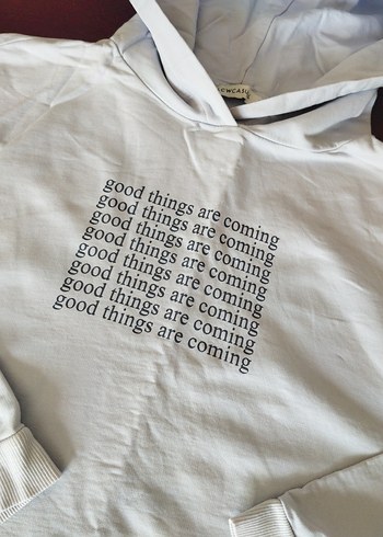 Lila Kapüşonlu Mini Sweatshirt - Görsel 3