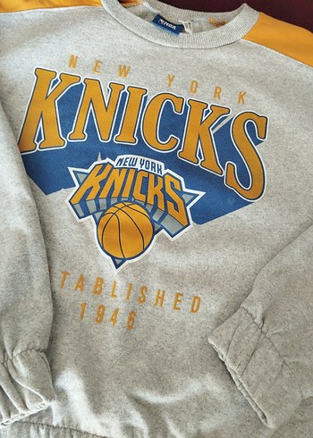 Defacto Gri Baskılı Uzun Kollu çocuk Sweatshirt