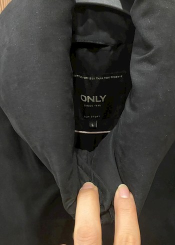 ONLY siyah şişme mont - Görsel 3