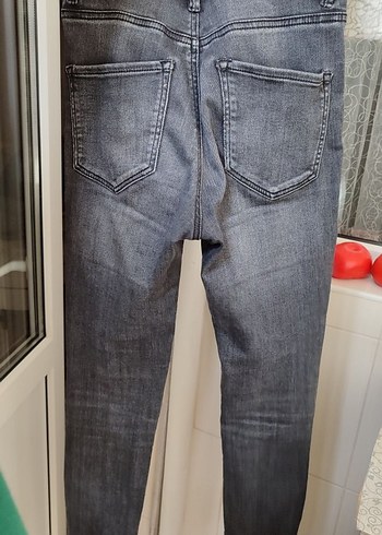 Gri Kadın skinny jean - Görsel 5