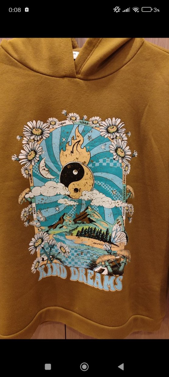 Koton hardal rengi Kadın Sweatshirt - Görsel 4