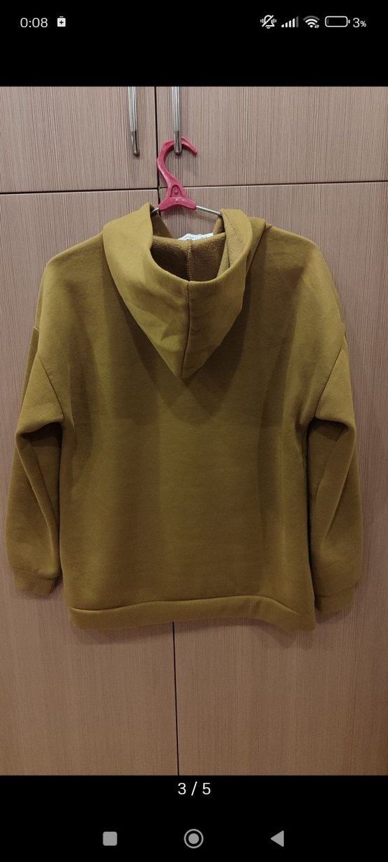 Koton hardal rengi Kadın Sweatshirt - Görsel 3