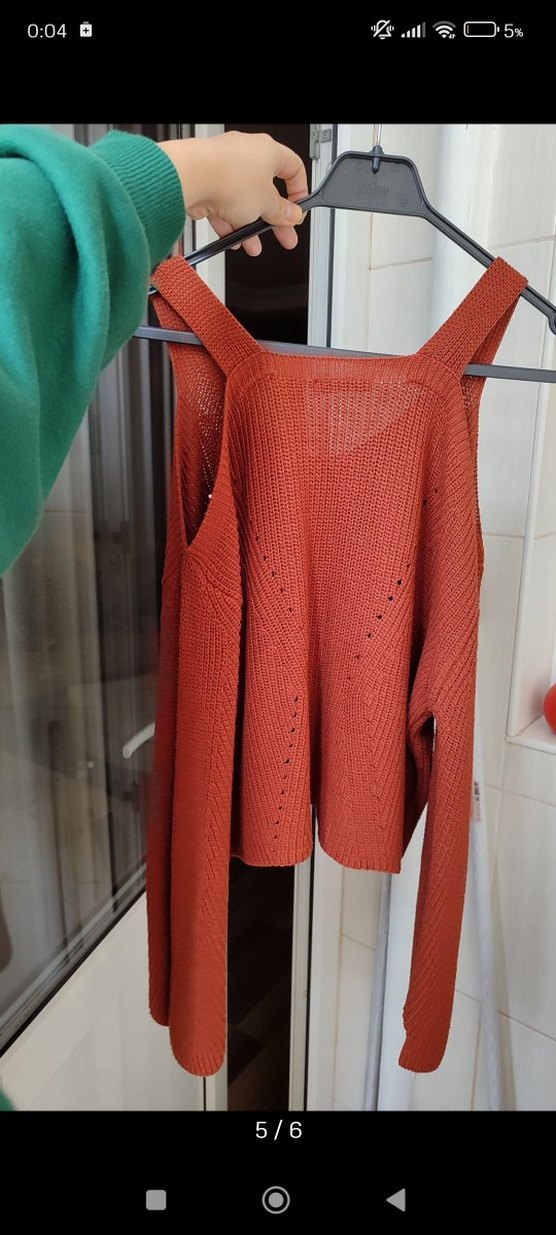 V Yaka OXXO Triko Kazak - Görsel 5