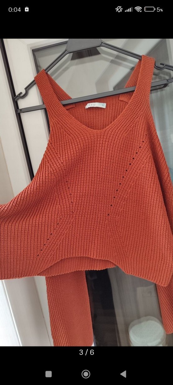 V Yaka OXXO Triko Kazak - Görsel 3