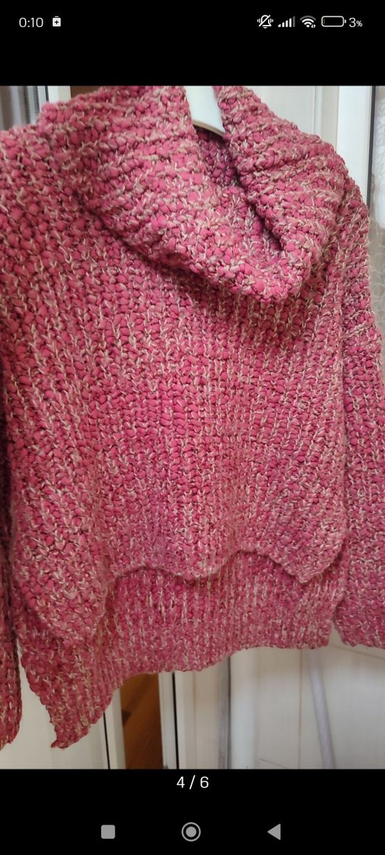 Bohem Balıkçı Yaka Örgü Kadın Kazak - Görsel 4