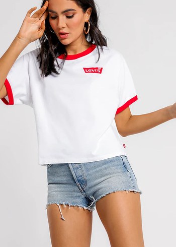 Orijinal Levis Oversized Crop Tişört