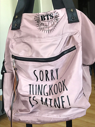 universal Beden pembe Renk BTS Çanta