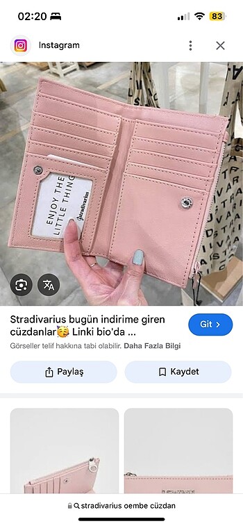 Stradivarius Cüzdan
