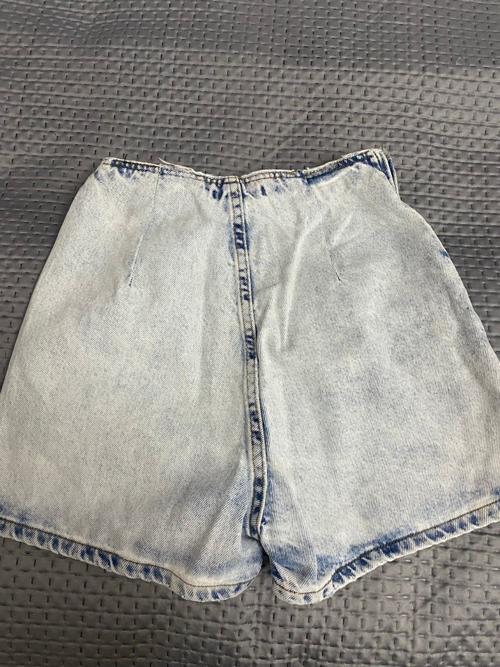 Kemer detay denim şort etek - Görsel 2