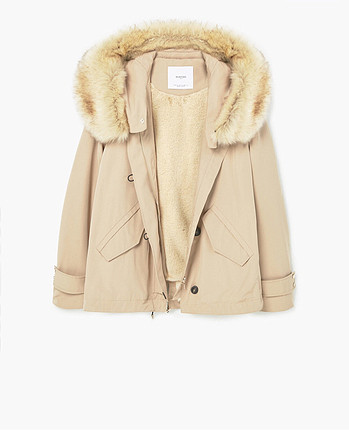 Mango İçi kürklü, parka