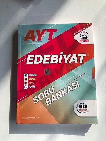 Edebiyat test kitabı Ayt