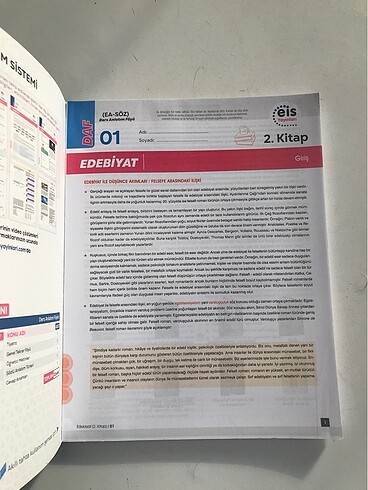  Beden Edebiyat ders anlatım föyü 2. Kitap