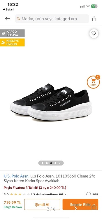 U.S Polo Assn. Polo ayakkabı